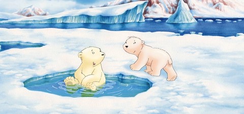 Der kleine Eisbär - Besuch vom Südpol