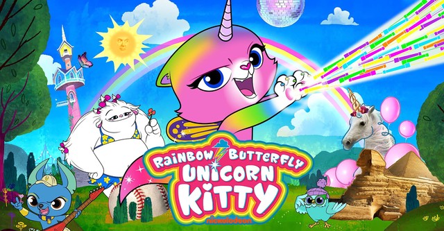 Kitty rainbow butterfly unicorn