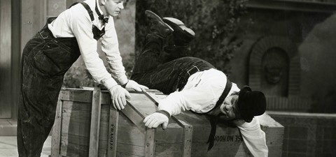 Laurel et Hardy - Livreurs sachant livrer