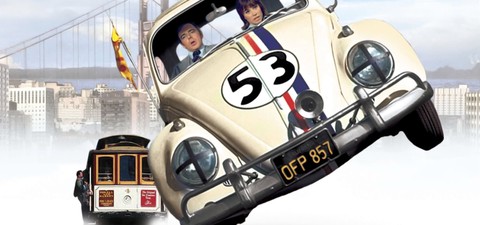 Herbie groß in Fahrt