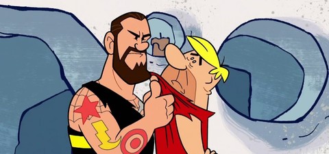 Flintstoneovi & WWE: Mela doby kamenné