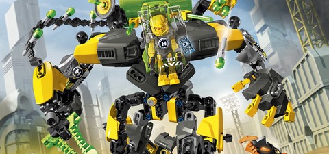 Lego Hero Factory em O Momento dos Novatos