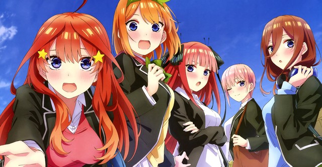 Gotoubun no Hanayome terá um novo anime - Anime United