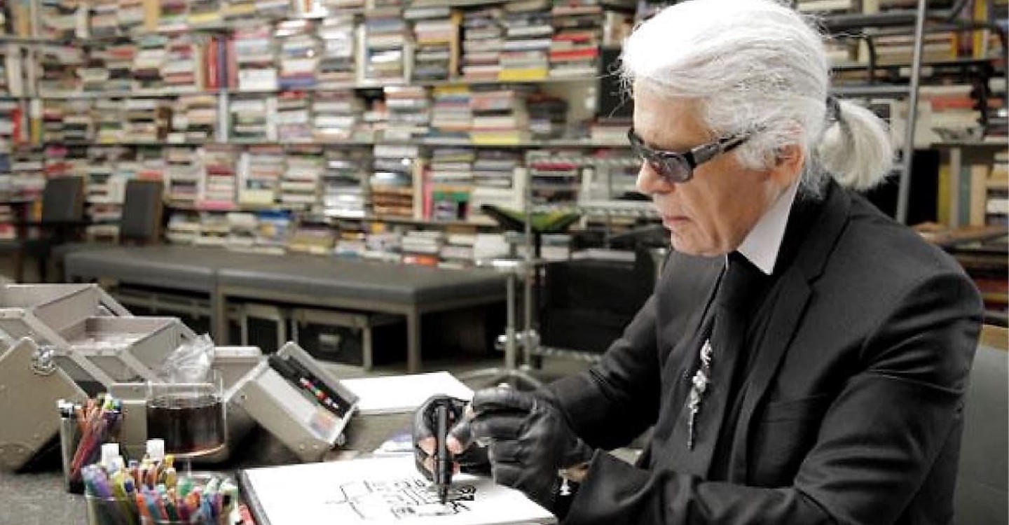 Karl Lagerfeld Sketches His Life - stream online