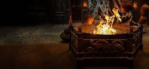 The Witcher : Feu de cheminée