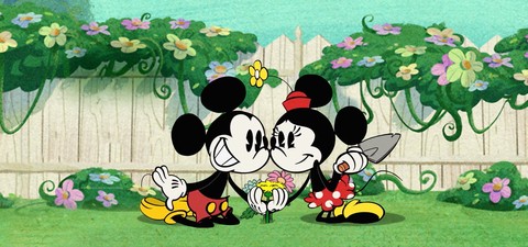 Ein wunderbarer Frühling mit Micky Maus
