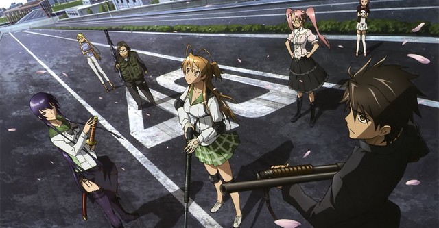 Watch High School of the Dead Season 1 Episode 7 - Dead Night and the Dead  Ruck Online Now