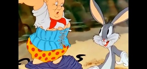 Bugs Bunny et le chasseur d'or