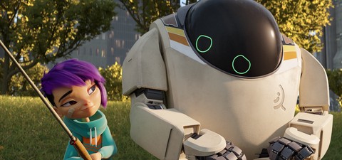 Das Mädchen und ihr Roboter