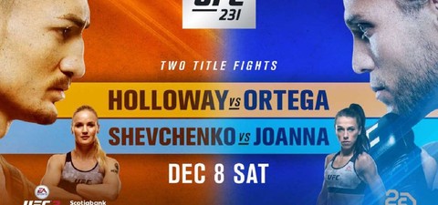 UFC 231: Holloway vs. Ortega