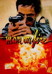 Mann unter Feuer