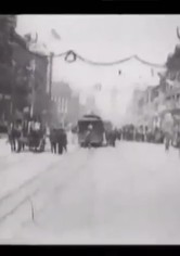 Over Route of Roosevelt Parade in an Automobile