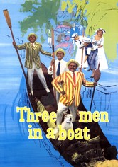 Tre män i en båt
